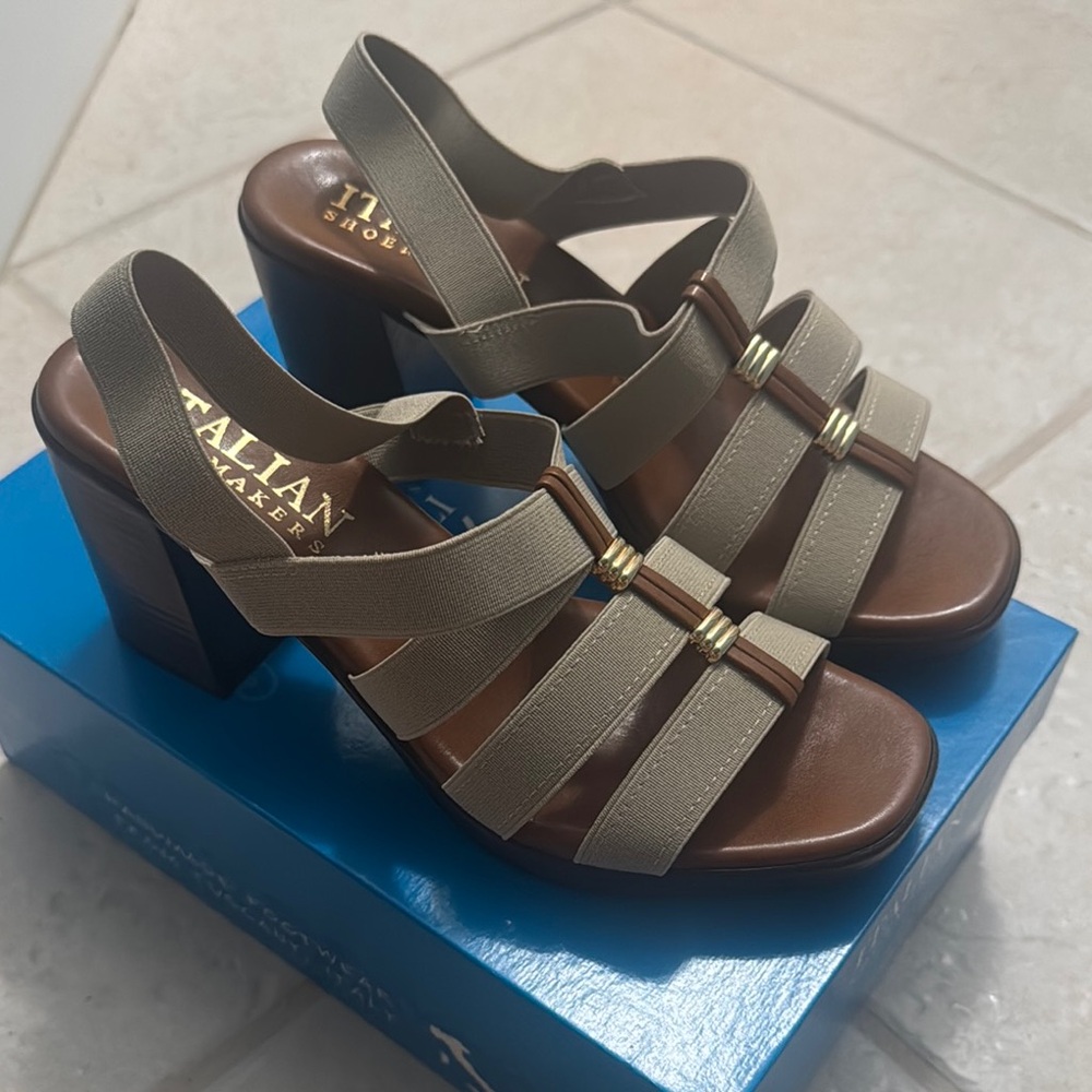 Heeled sandals
